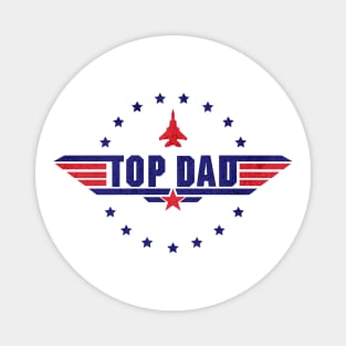 Top Dad Vintage Magnet